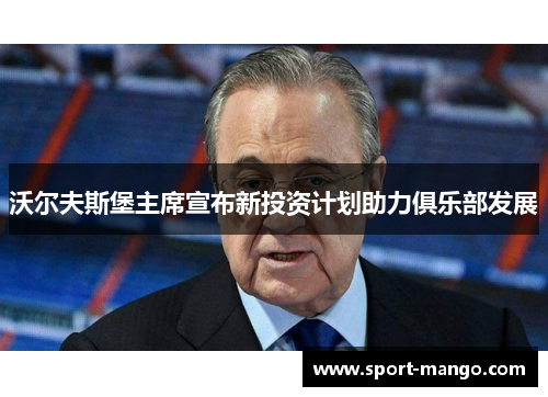 沃尔夫斯堡主席宣布新投资计划助力俱乐部发展